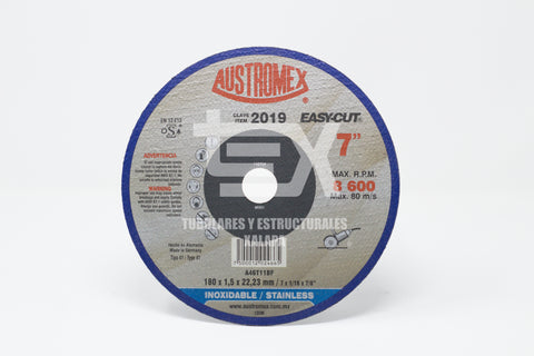 Disco corte Austromex 2019 7" Plano